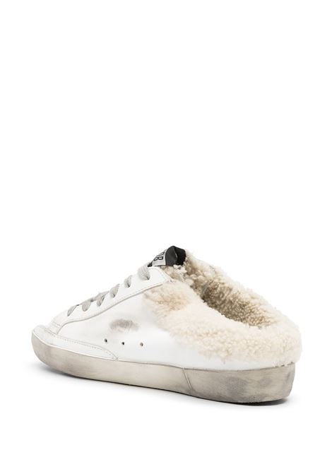 Mules-sneakers Super-Star in bianco, argento e beige - GOLDEN GOOSE donna GOLDEN GOOSE | GWF00110F00230610224